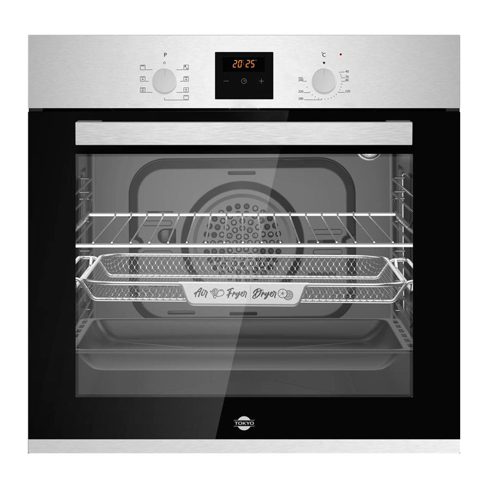 HORNO ELEC EMPOTRABLE TOKYO ELISA 60L INOX DIGITAL CON CONVECTOR