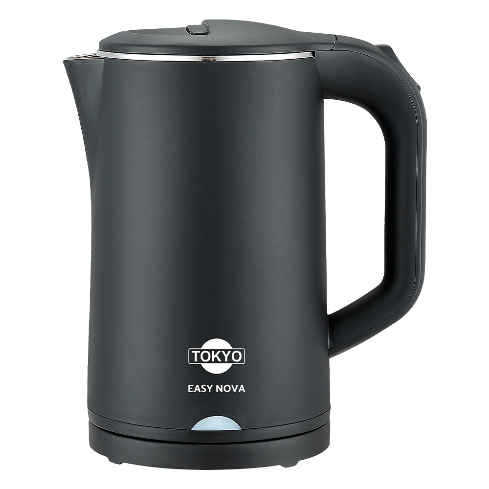 HERVIDORA TOKYO EASY PRO NEGRA JARRA DE ACERO INOXIDABLE 1,7 L 1500 W