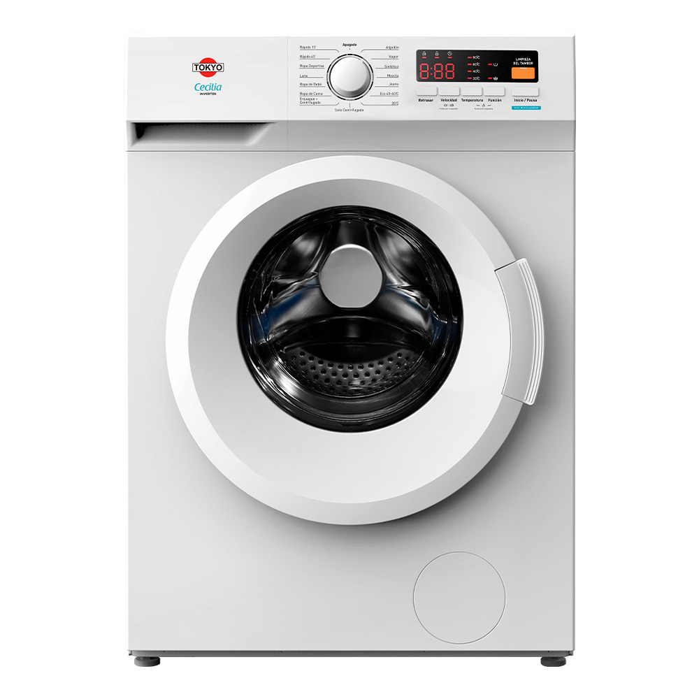 Lavarropa Tokyo Cecilia Inverter de carga frontal, 8 kg