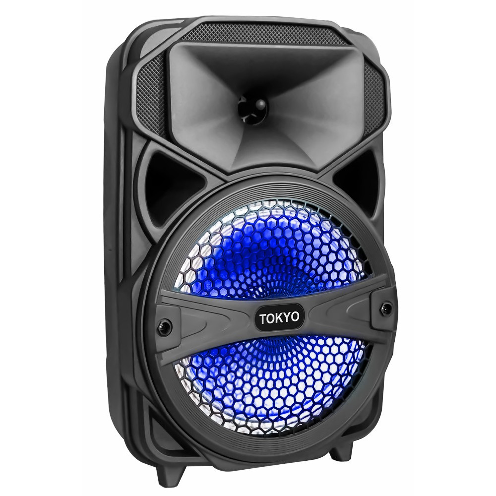 Sistema de Sonido de Altavoces Bluetooth Portátil 8 1000W DJ Fiesta PA  Remoto FM USB LED