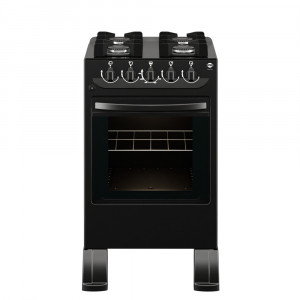 COCINA A GAS TOKYO FLAMEX GLASS PRO C/ENC NEGRO 4HHORNO LIMPIA FACIL