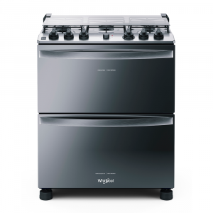 COCINA WHIRLPOOL WFD5NCR 5H INOX DOBLE HORNO