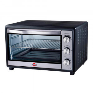 HORNO ELECTRICO TOKYO LISTO PLUS 56LTS NEGRO 2REJ/1BAND/1REC.MIG./1AGARRAD