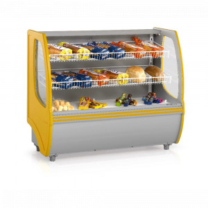 VITRINA NEUTRA VITALIS ECOSILKON MOD MVNP-140-ABIERTO AMARILLO