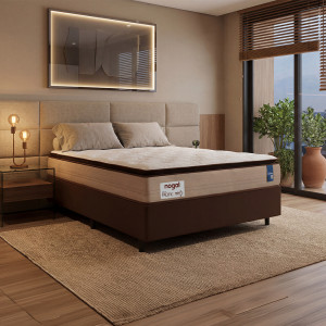 SOMMIER NOGAL PACIFIC MATRIMONIAL 138X188 COLOR MARRON