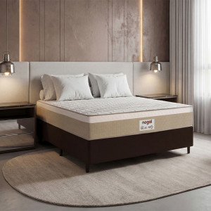 SOMMIER NOGAL RELAX MATRIMONIAL 138x188 COLOR MARRON