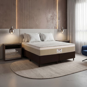 SOMMIER NOGAL RELAX 160X200 COLOR MARRON